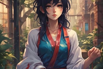 draw lewd, or nsfw anime character, fanart for your