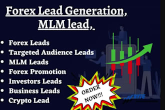 provide verified valid forex leads, crypto leads,  forex crypto investors leads
