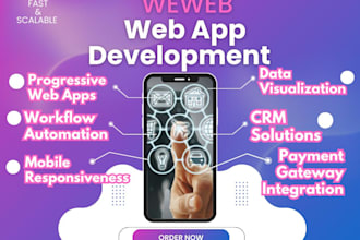 build scalable no code and mobile apps with weweb, bubble, flutter and swift