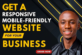design a custom mobile friendly responsive website for your business