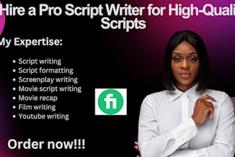 do movie script, screenplay, screenwriting, movie script writing, scriptwriting