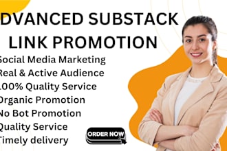 do organic substack promotion, substack page link promotion to active audience