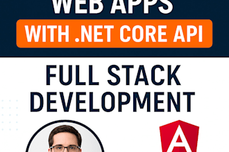 build angular web apps with dotnet core API full stack dev