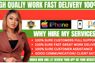 do app testing and website testing, qa, iphone ios review, and android user