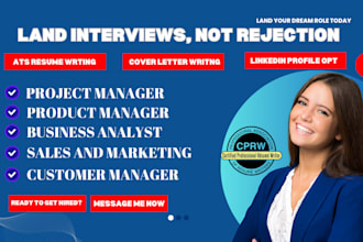 write product manager project management IT support resume pmp ats resume