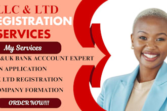 do USA bank account, US or UK company registration,  ein and cic registration
