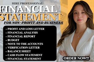 do US financial statement, CPA notary letter, profit loss, CPA financial audit