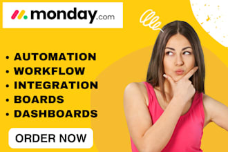monday crm com automation board workflow  integration expert clickup make com