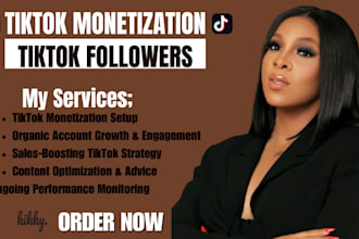do tiktok monetization, grow tiktok account organically