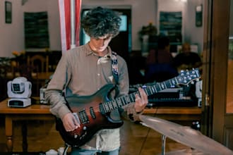 record tasteful guitar in rock, pop, or blues genre
