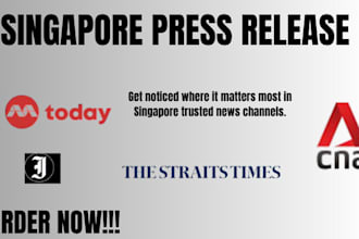 do singapore pr writing and distribution to singapore media news sites