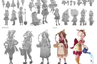 design concept characters for you