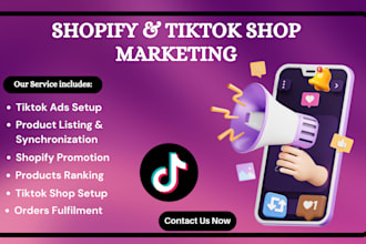 do shopify marketing, boost shopify sales, tiktok shop setup, tiktok promotion