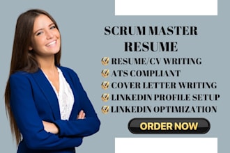 write converting scrum master resume, project management resume agile resume
