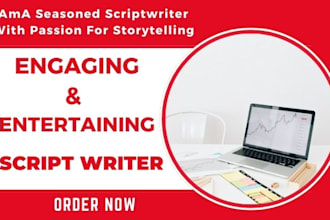 research to write engage youtube video script podcast healthcare movie script