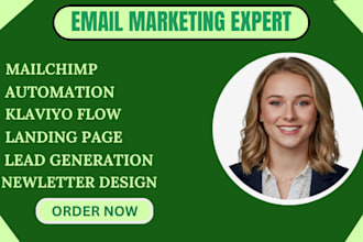 email marketing automation with klaviyo flows and mailchimp campaigns