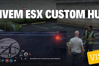 create fivem custom script, fivem developer, fivem sever, fivem mlo mod hud UI