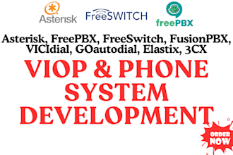 develop asterisk dialplans, voip, sip CRM twilio voip n8n ma for salesforce vapi