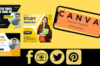 make social media template and poster