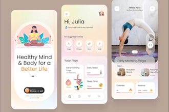 develop healthy lifestyle app, medicine reminder app, calorie tracking app
