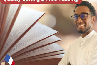 proofread any documents and make sure they are free of mistakes