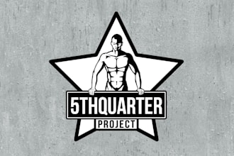 design a modern minimalist fitness gym logo