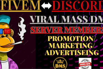 do  discord server promotion fivem server promotion fivem advertisement