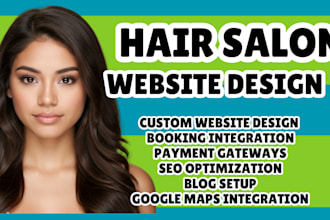 hair salon website salon booking website barber booking website spa website