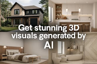do architectural 3d visualization concepts with ai