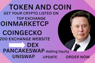 fast track your token coin listing on coinmarketcap coingecko pancakeswap