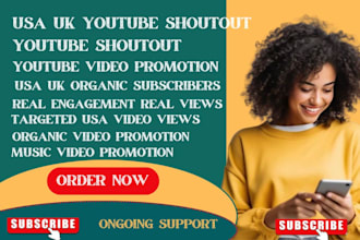 shoutout youtube channel to 900k organic audience to grow organic usa subscriber