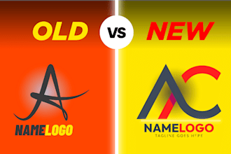 redesign, update, or modify it into a highly business logo
