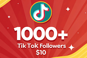 get 1000 fast tiktok followers guarantee