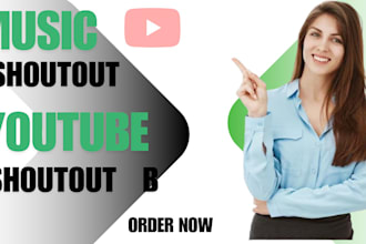 do youtube video shoutout music rumble video tiktok with social media promotion
