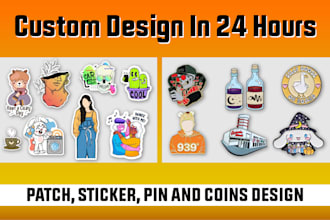 design enamel pins, company badges, medals, hat pins