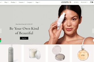 design exceptional skincare shopify cosmetics store makeup website beauty store