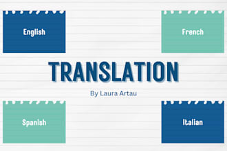 provide accurate and fluent translations in 4 languages