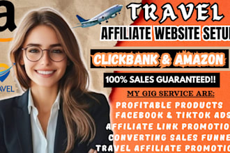 boost travel affiliate website sales funnel clickbank amazon