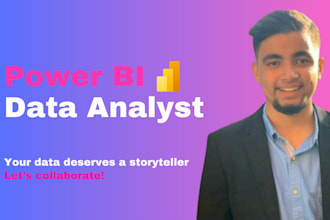 be your data analyst, power bi expert