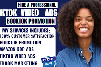 do tik tok video ads, booktok, amazon kdp ads book promotion ebook marketing