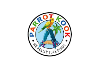 design important unique parrot toy company logo