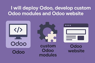 deploy odoo, develop custom odoo modules, odoo support, pos and odoo website