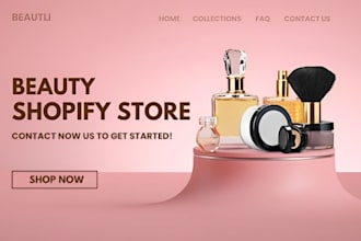 do skincare shopify store cosmetic makeup spa skincare beauty dropshipping store