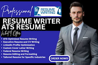do federal ats resume writing CV optimize linkedin profile executive resume