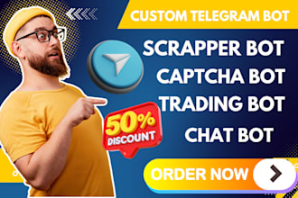 build custom telegram bot ai chat bot scrapper website bot