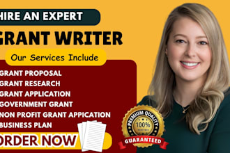 do grant research, grant application and grant writing for your business and ngo