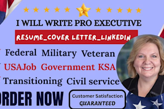 write federal, executive, military, usajobs, ksa response, veterans resume