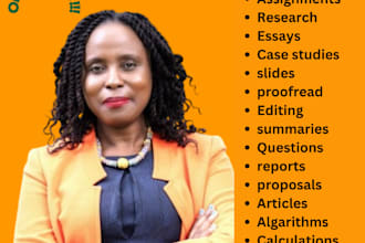 create on business administration, business finance, operations research