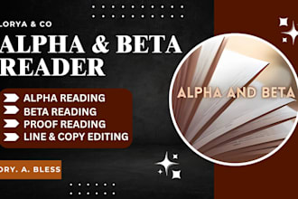 alpha read, beta read your literary fiction, mystery or sci fi book