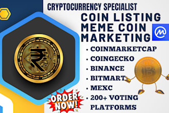 approval token listing coin listing coinmarketcap coingecko lbank mexc binance